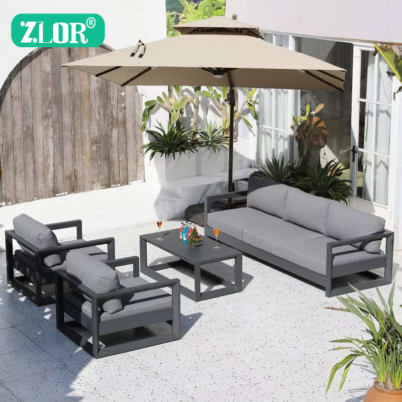 Luxury Aluminum Outdoor Sofa S - đánh giá và giá Outdoor Furniture Luxury